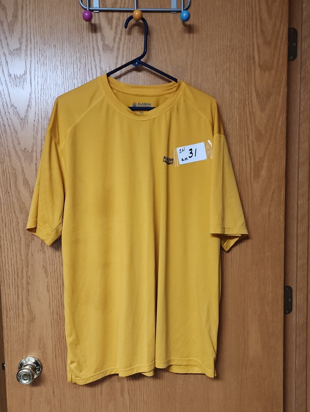 Alaskan hardgear by Duluth Men’s Short-Sleeve Shirt Mustard Yellow 2xl number 31
